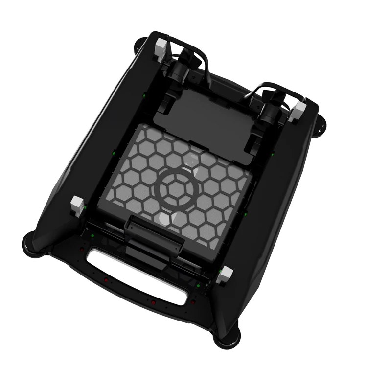 Solar Powered Automatically Robotic Pool Skimmer Cleaner with All Day Cleaning Battery Power