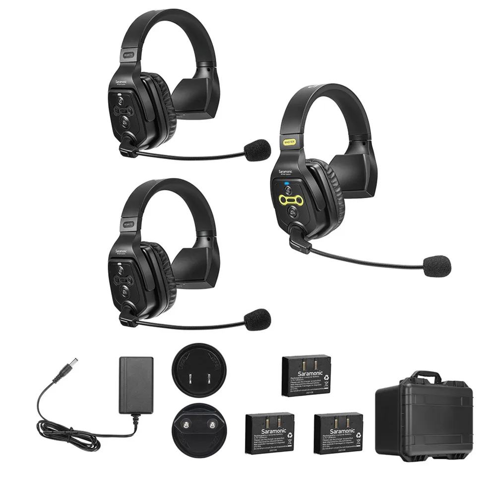 Saramonic WiTalk WT3S 3-х человек полный дуплекс 1 9 ГГц Беспроводная однонаушная гарнитура домофон с жестким