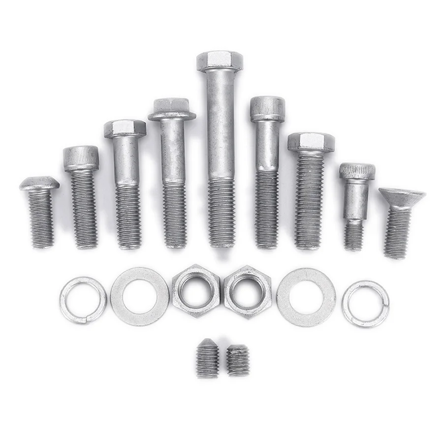 Grade 4.8 10.9 Zinc Din931 Din933 Nickel Plated Half Thread Outer Hex Nut Hexagon Head Bolt