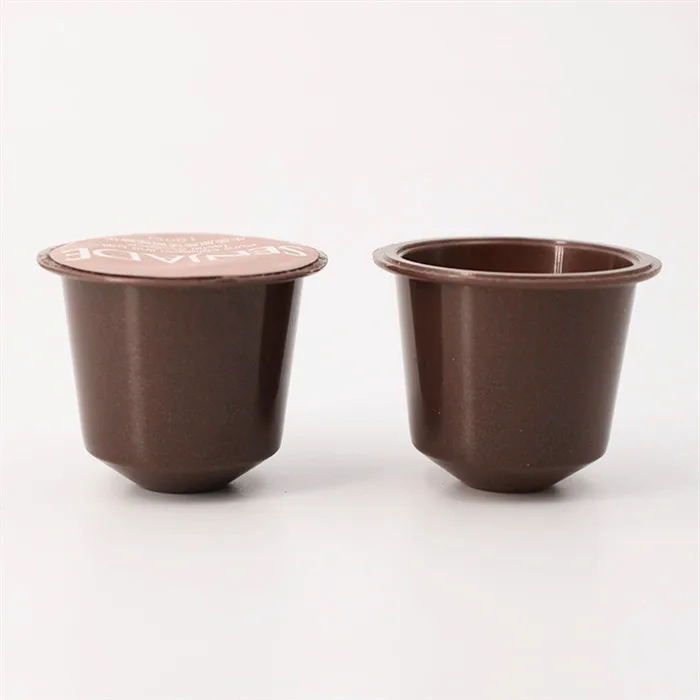 
Disposable plastic empty coffee capsules 