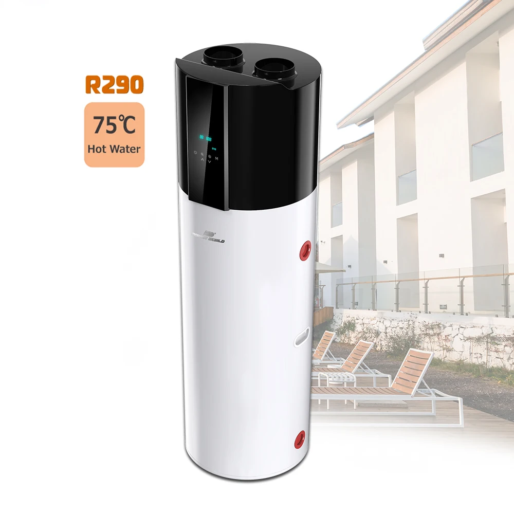China heat pump manufacturing New design domestic use air to water invert heat pump r290 all in one heat pump