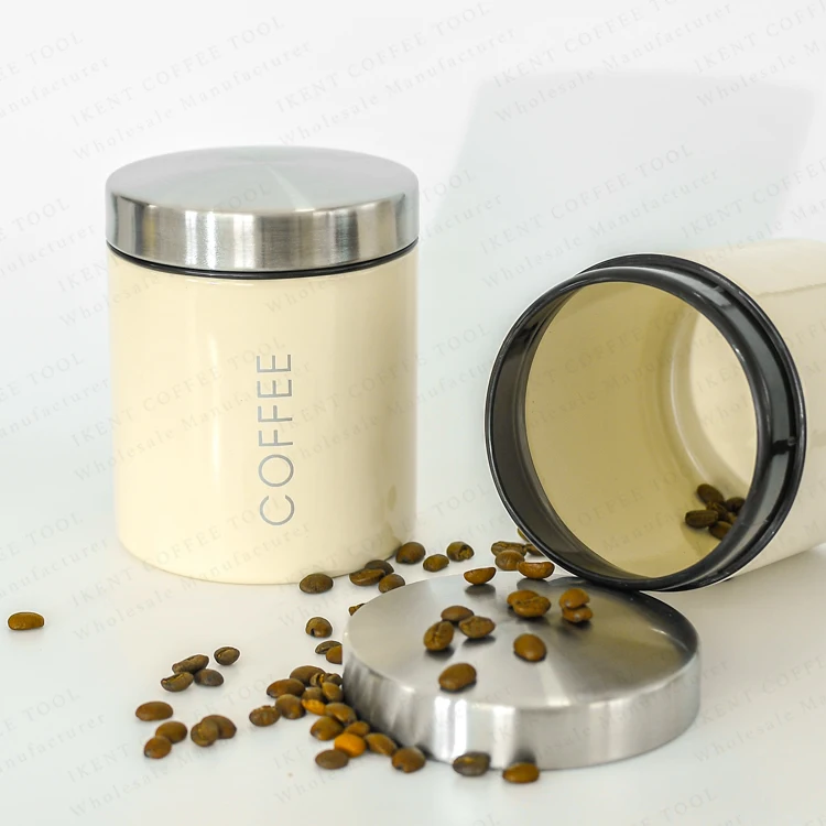 Kitchen Food Storage metal Canister Airtight metal Canisters Coffee Sugar Tea Storage Containers coffee canister