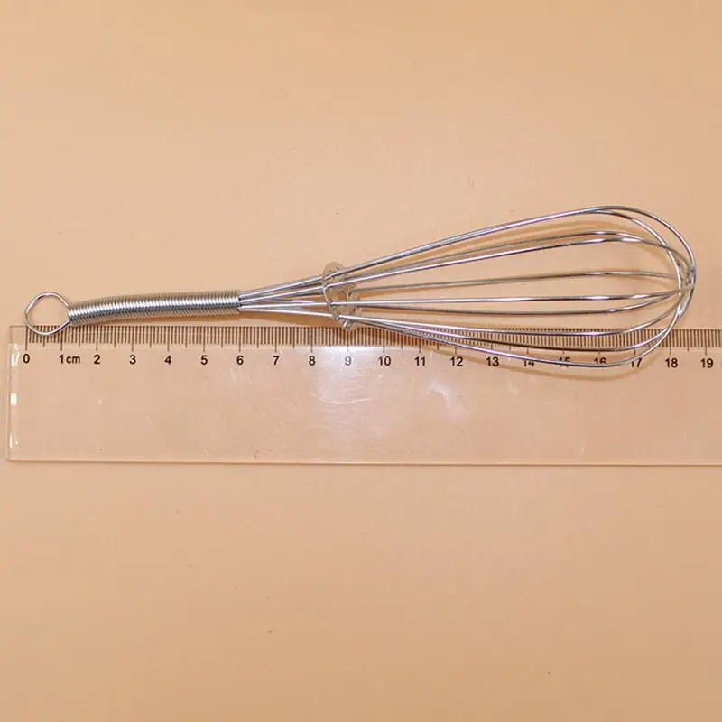 Portable Stainless Steel Mini Whisk Kitchen Gadgets Manual Egg Beater Mixer Andle Mixer Stirrer Baking Tools Kitchen Accessories