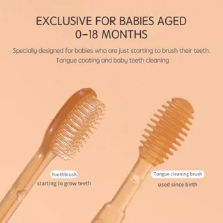 Everystep Baby Tongue Cleaner  Set Baby Newborn Oral Cleaner Silicone Toothbrush Silicone For Kids