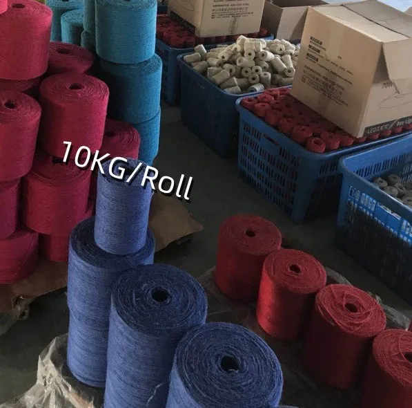Wholesale 10KG Coloured String 1mm 2mm 3mm Jute Twine String colored Hemp Twine for Gardening
