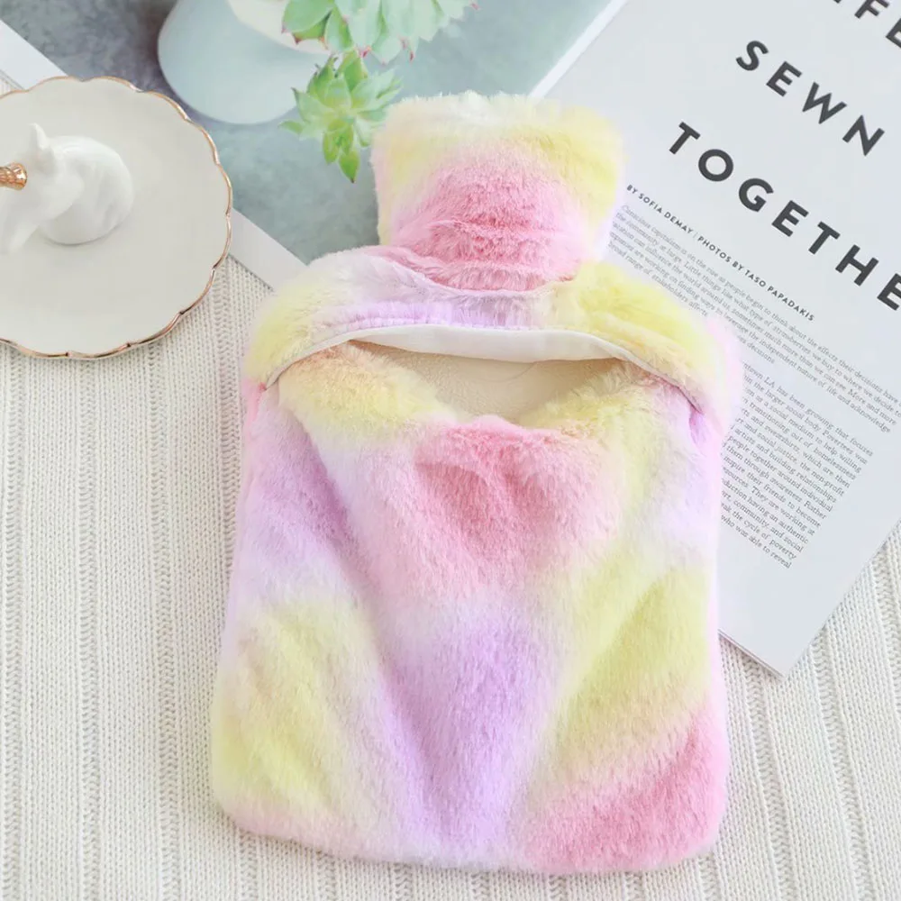 cute hand warm rubber pvc bag unicorn hot water bottle