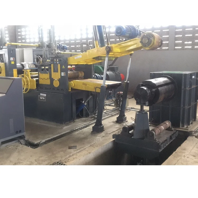 
HR steel strip flat bar slitting and cutting cut to length line 