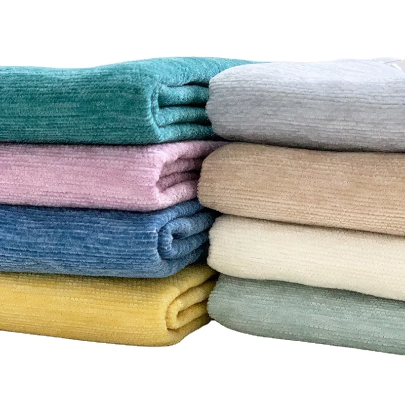 Производитель, оптовая продажа, китайская мягкая сумка, наволочка для подушки, ткань для дивана шириной 1,8 метров, однотонная ткань из синели