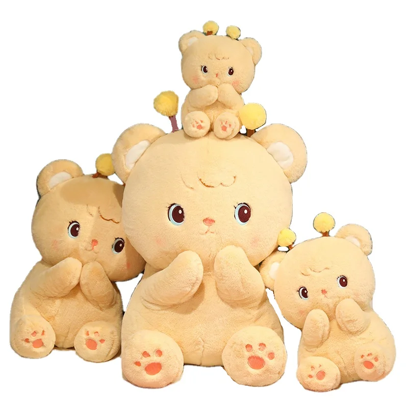 Innovative design Sunshine bee bear plush toy transformed teddy bear stuffed toys for kids