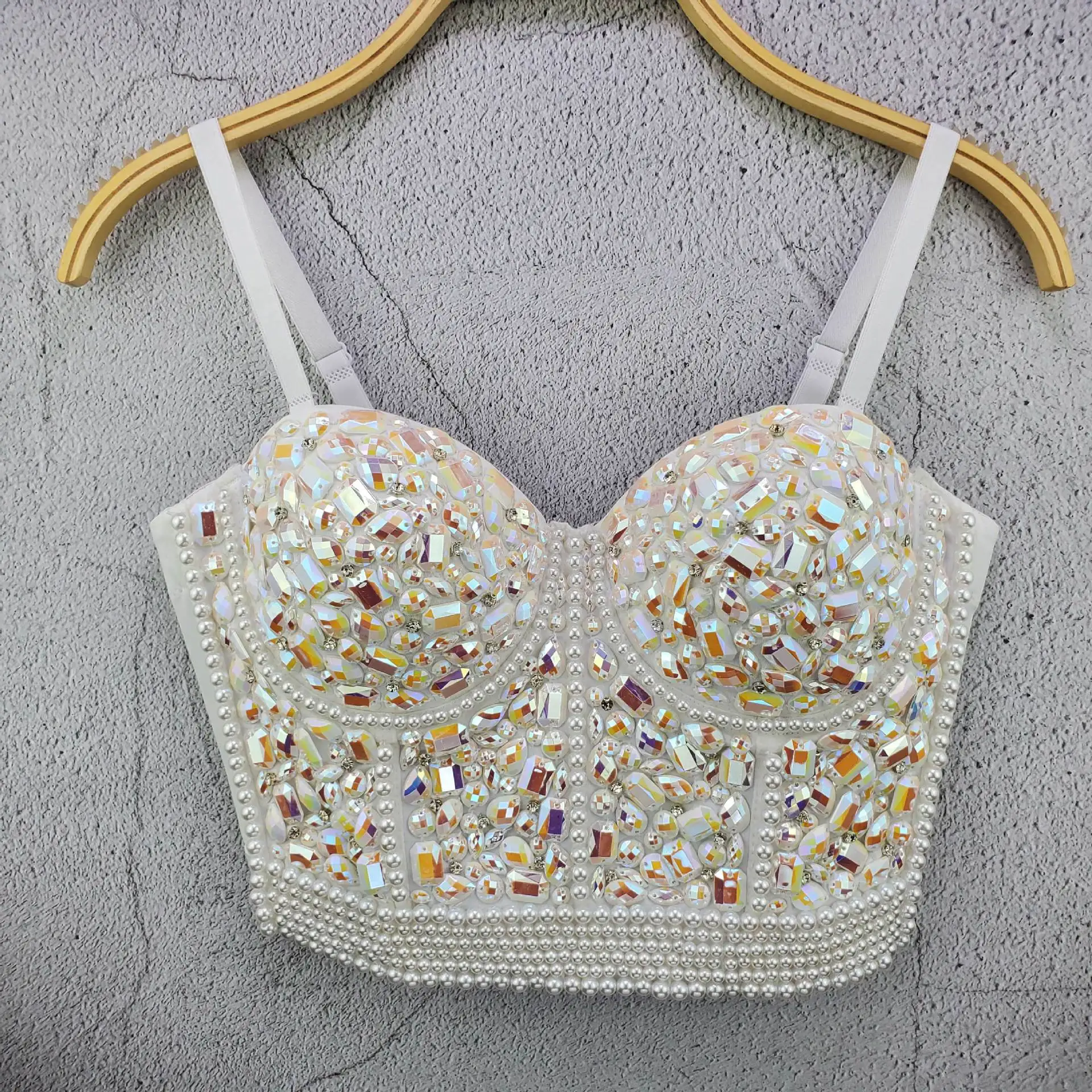 Летний новый модный однотонный комплект с бюстгальтером без бретелек корейский маленький жилет поясом