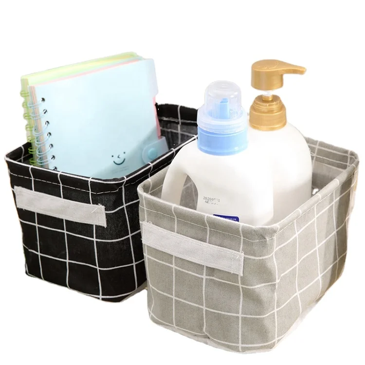 MICCK DIY Desktop Storage Basket Sundries Underwear Toy Storage Box Cosmetic Book Organizer Stationery Container Laundry Basket