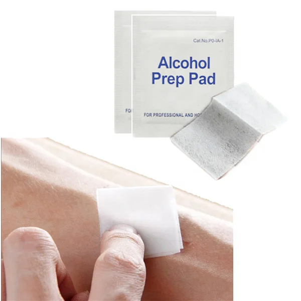 
China Factory Medical Nonwoven Alcohol Prep pads 
