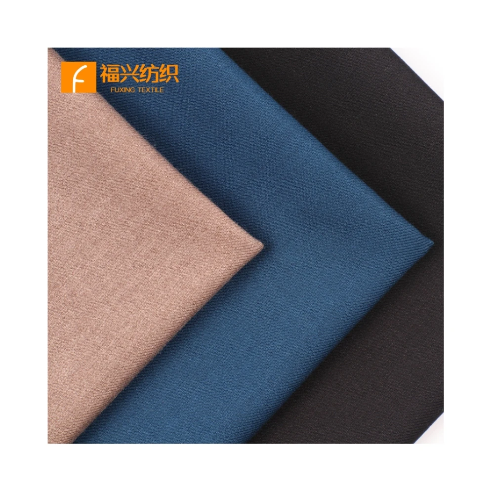 Manufacture uniform fabric wrinkle resistant Solid twill TR stretch fabric for school uniform
