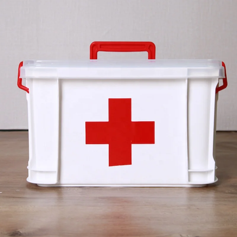 Top Quality Healthcare Multipurpose  First Aid Storage Box First Aid Kit First Aid Devices plastic storage box