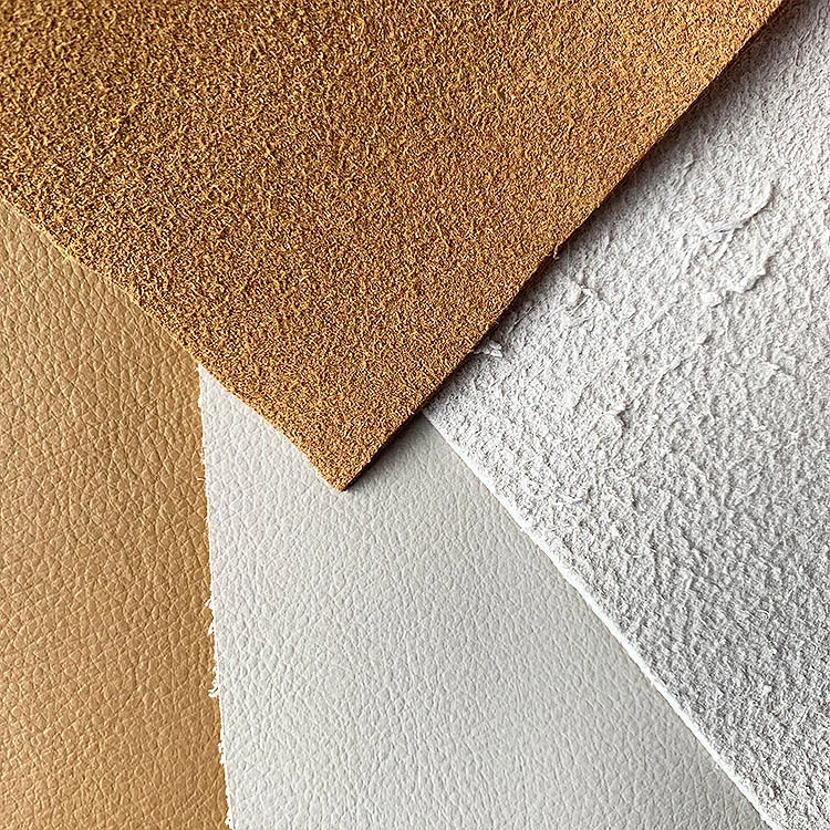 Экологически чистая высококачественная искусственная кожа из микрофибры на водной основе