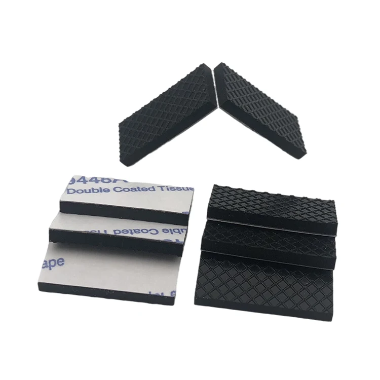 Wholesale Toughness Floor Mat Rubberized Silicone Feet Pad Transparent Silicone Glass Table Rubber Bumpers