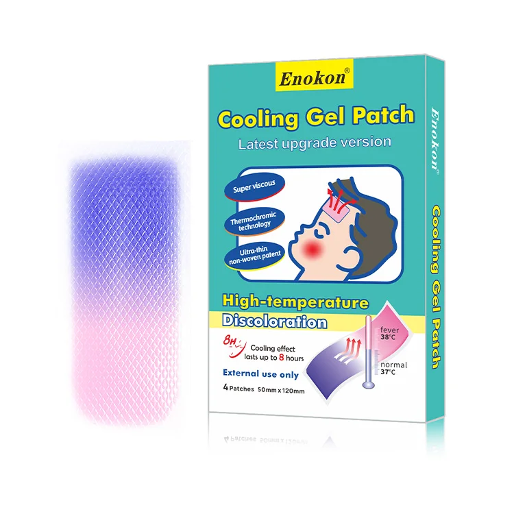 Health Care Product Adult Heat Reduce Cool Pad Hydrogel Baby Cooling Gel Patch
