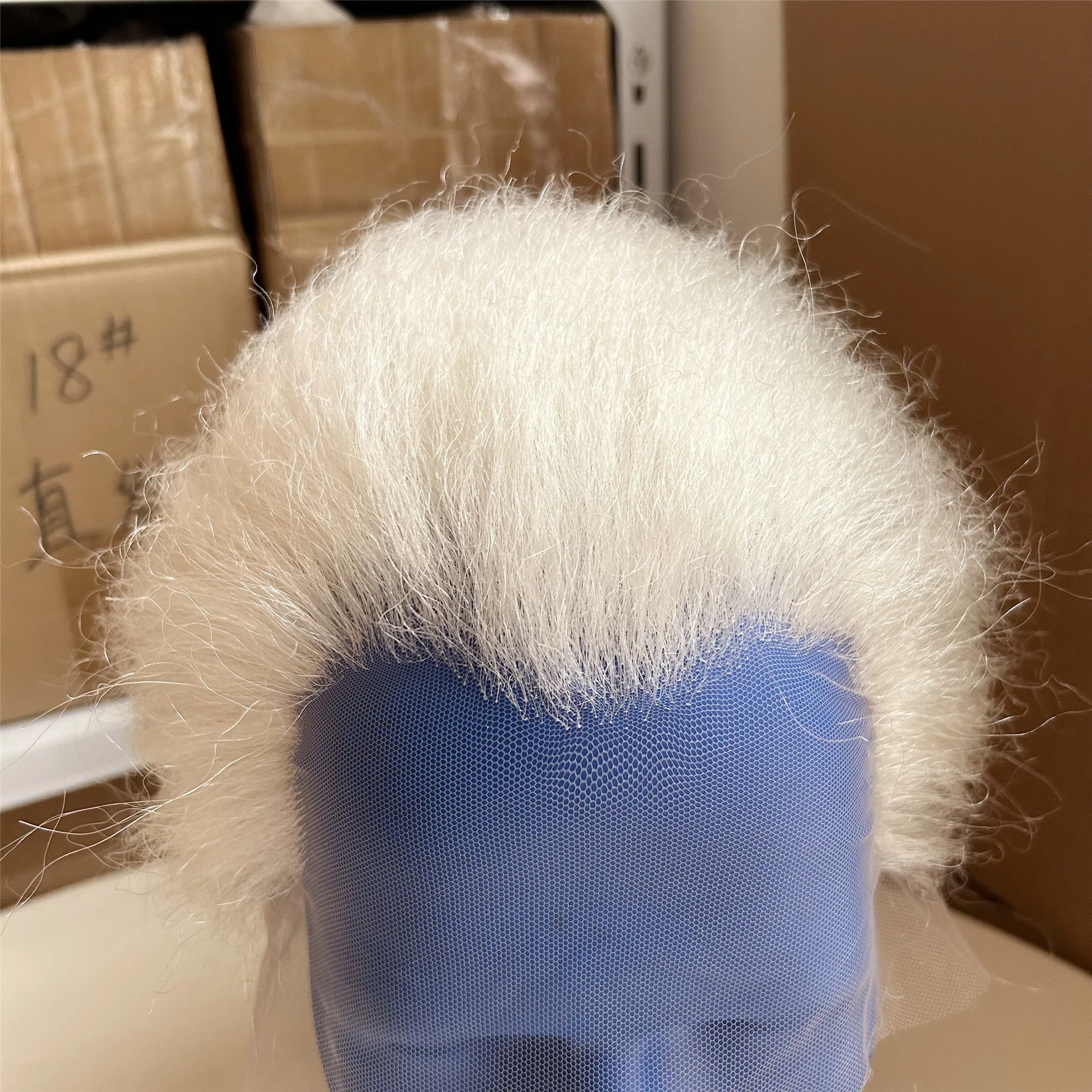 stock Wholesale High Quality Full Hand tied Santa Yak Wig Festival wig