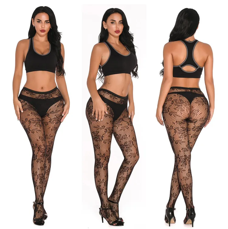 Hot selling high quality sexy fishnet stockings women dancing thin pantyhose tights