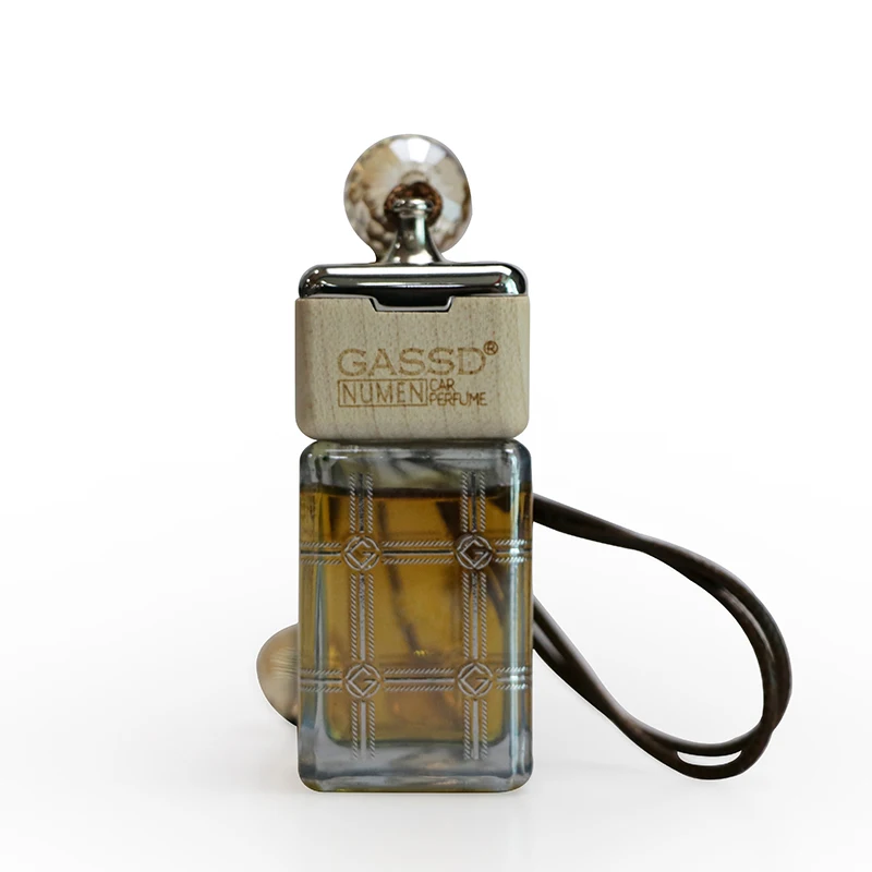 Hanging Car Perfume Glass Bottle Essential Oil Diffuser hot selling Aromatherapy Car Air Freshener