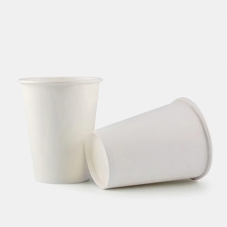 Customizable biodegradable compostable recyclable disposable white paper coffee cup