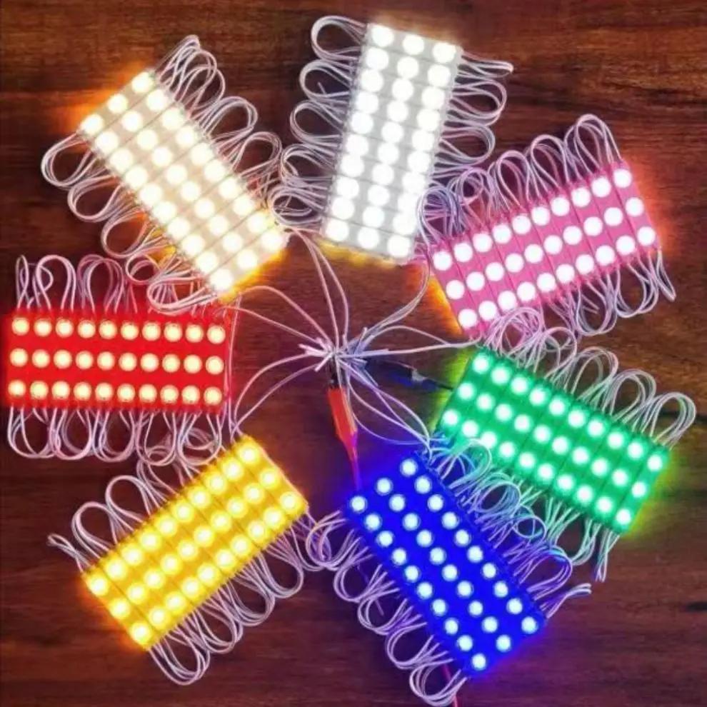 SMD 2835 6113 12V Mini Led Floodlight Injection Module 3Leds 1.5W