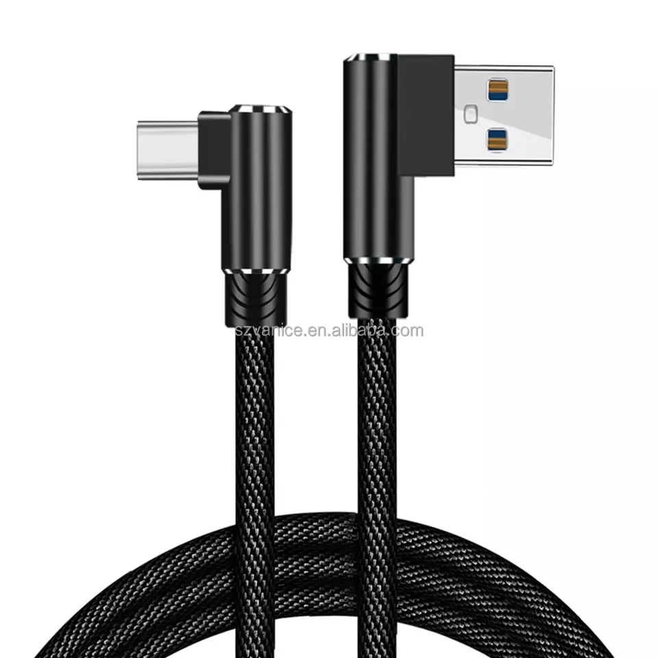 Micro 8PIN Nylon Braided Usb-c To Usb A 2.4a 3a Type C Fast Charger Cable 2.0 Type-c C-type Data Usb Cable