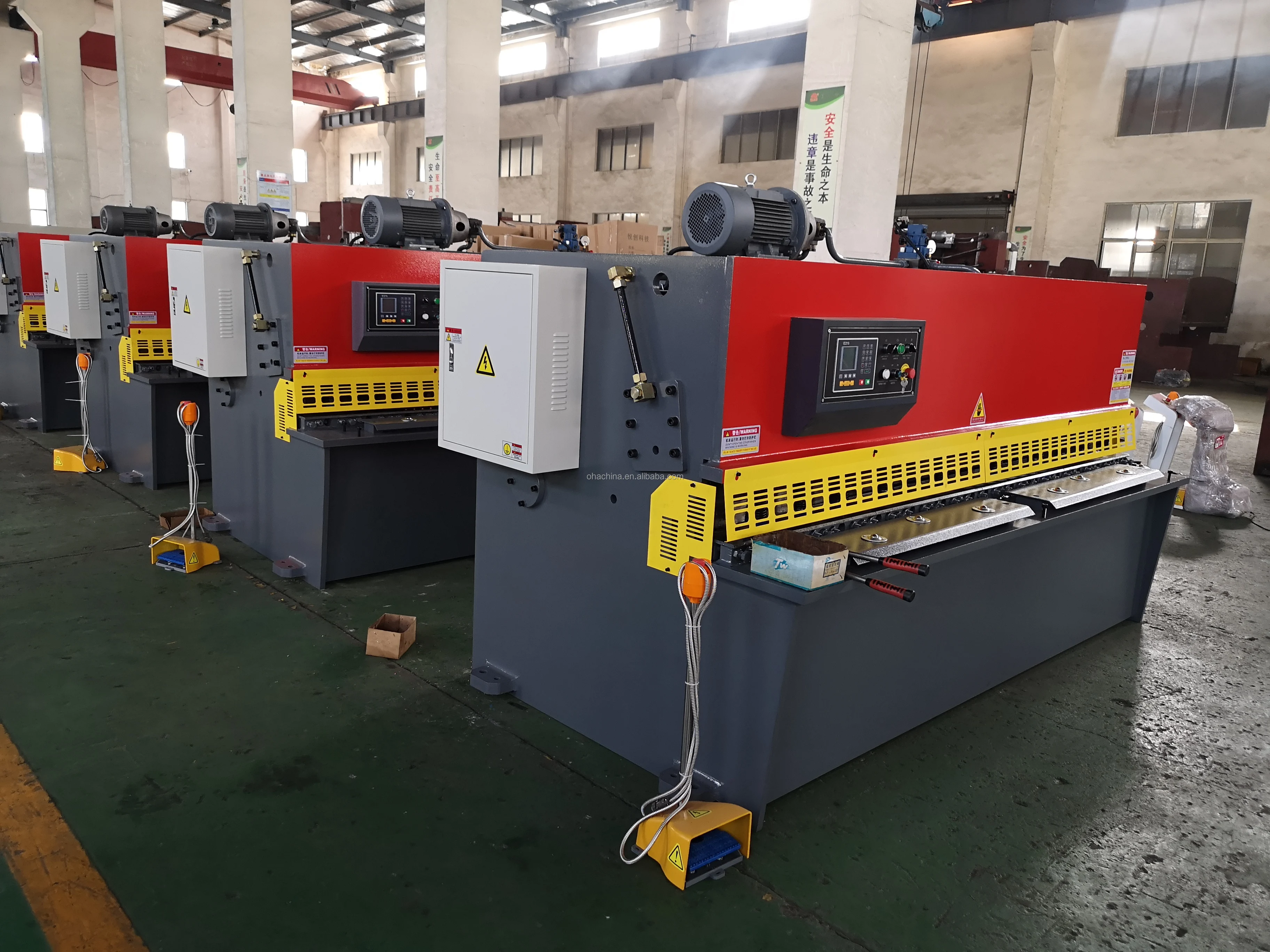 INTL OHA brand  NC Hydraulic Guillotine Shearing Machine With E21S System
