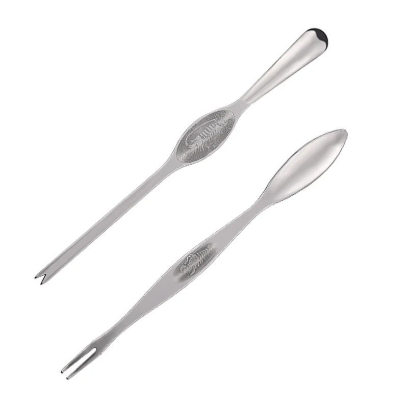 Kitchen Tool Mini Stainless Steel Sea Food Fork for Crab Shrimp Lobster Crab Steel Nutcracker Fork Seafood Fork