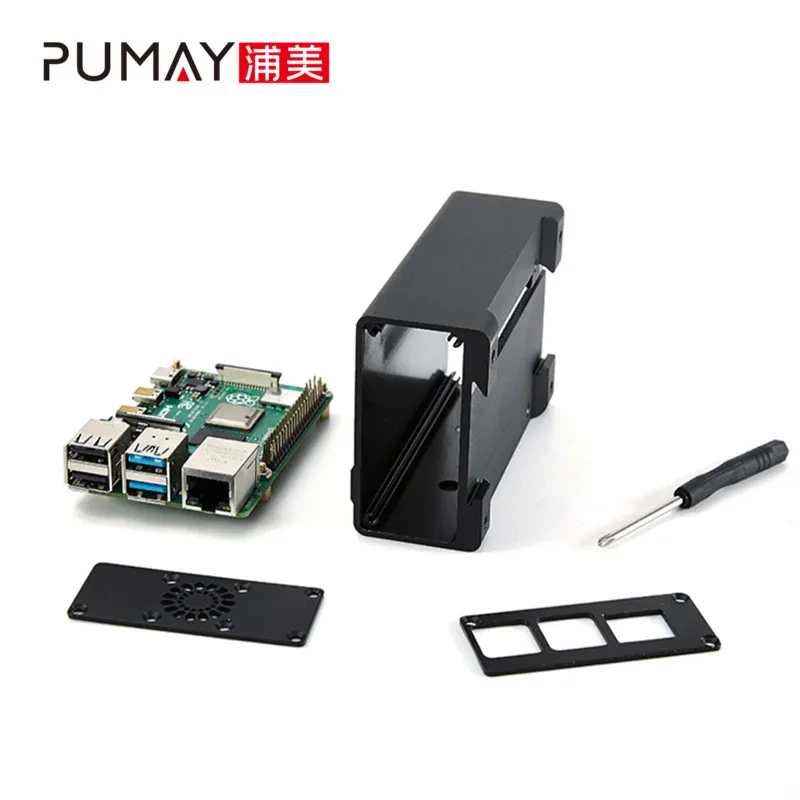 PA171 69*33-103  aluminum pcb control extrusion electronics enclosure  aluminum case for Raspberry Pi 4