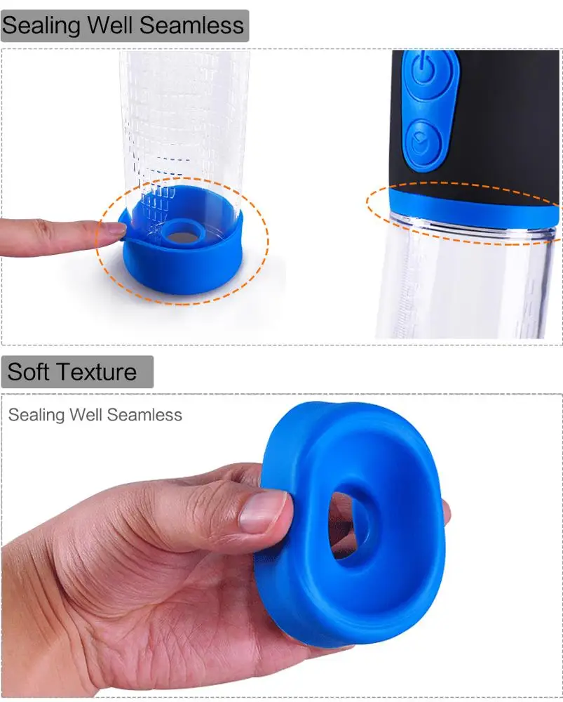 In Stock Hot Sale Men Electric Penis Vacuum Pump Device Penis Enlargement Pump Enlarge Your Penis