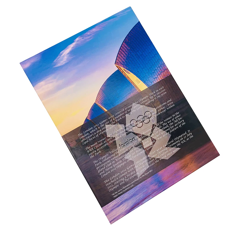 2020 luxury hardcover UK 2012 London 50P coin hunt album 29 positions with capsules