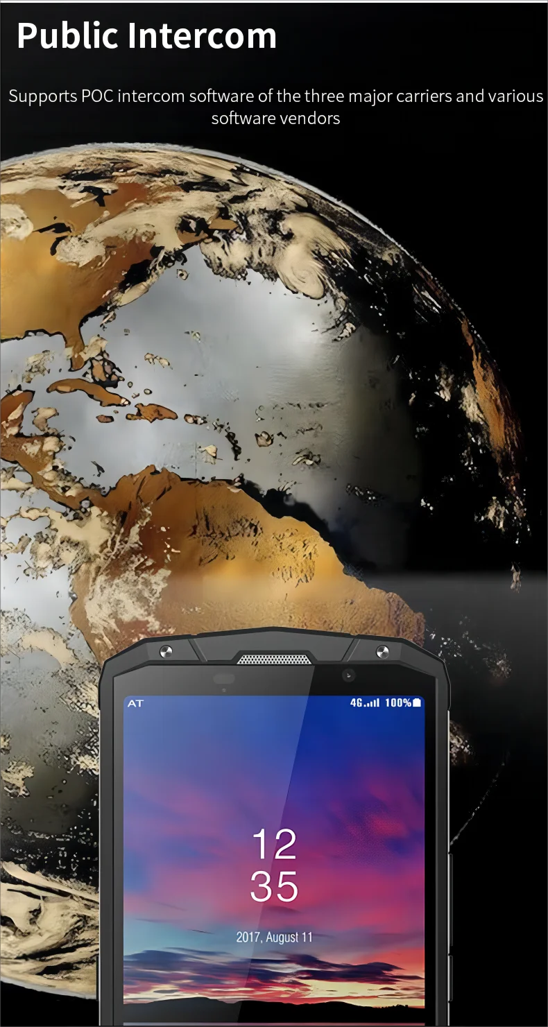 Lantto 4G LTE Waterproof Dual Nano Sim Card IP68 NFC Rugged Android 8.1 Smartphone 6+128G NFC FHD Screen SOS Explosion-proof