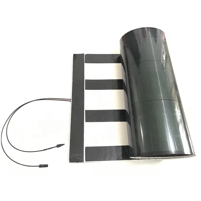 370W Frameless Amorphous Silicon CIGS Flexible Solar Panel for boat