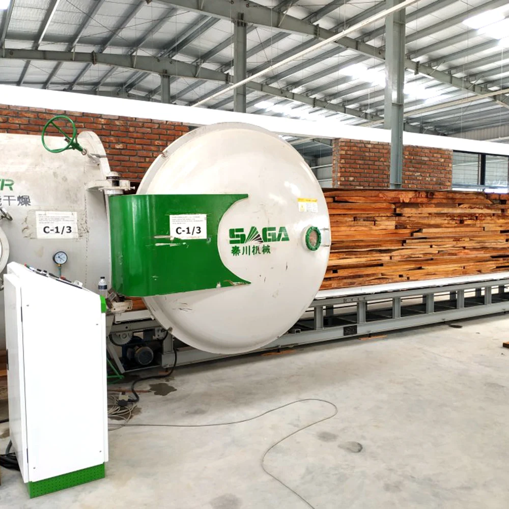 Radio Frequency Vacuum Wood Dryer Machine For Timber Drying 8m