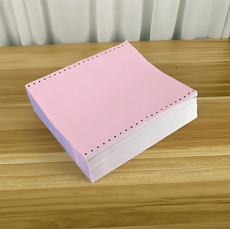 Hot Sale Professional 3 Plys & Color Computer Continuous Paper Dot Matrix Printer NCR Carbonless Computer Printing Paper
