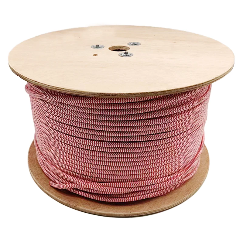 8mm UHMWPE Braided Rope Low Extension Outdoor Climbing Mooring Rope with UV Resistance Strong and Low Extension UV Resistance