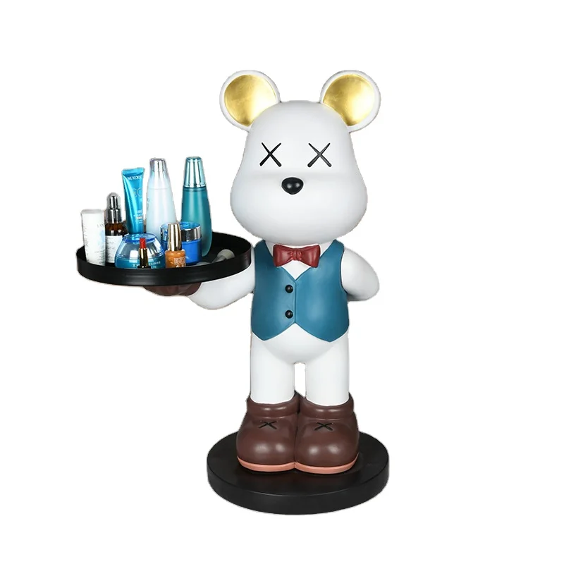 Internet Celebrity Living Room Decoration Violent Bear Furnishing Large Housewarming Kaw s Tray