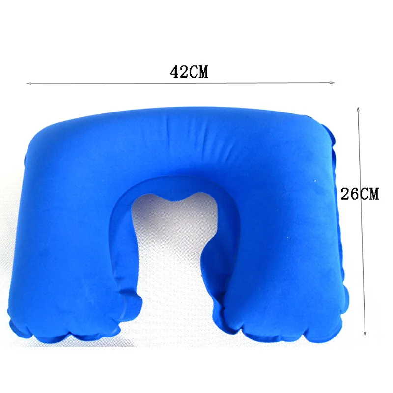 JETSHARK mountaineering camping travel 3 pieces suit break kit inflatable neck pillow with eye mask and earplugs for rest