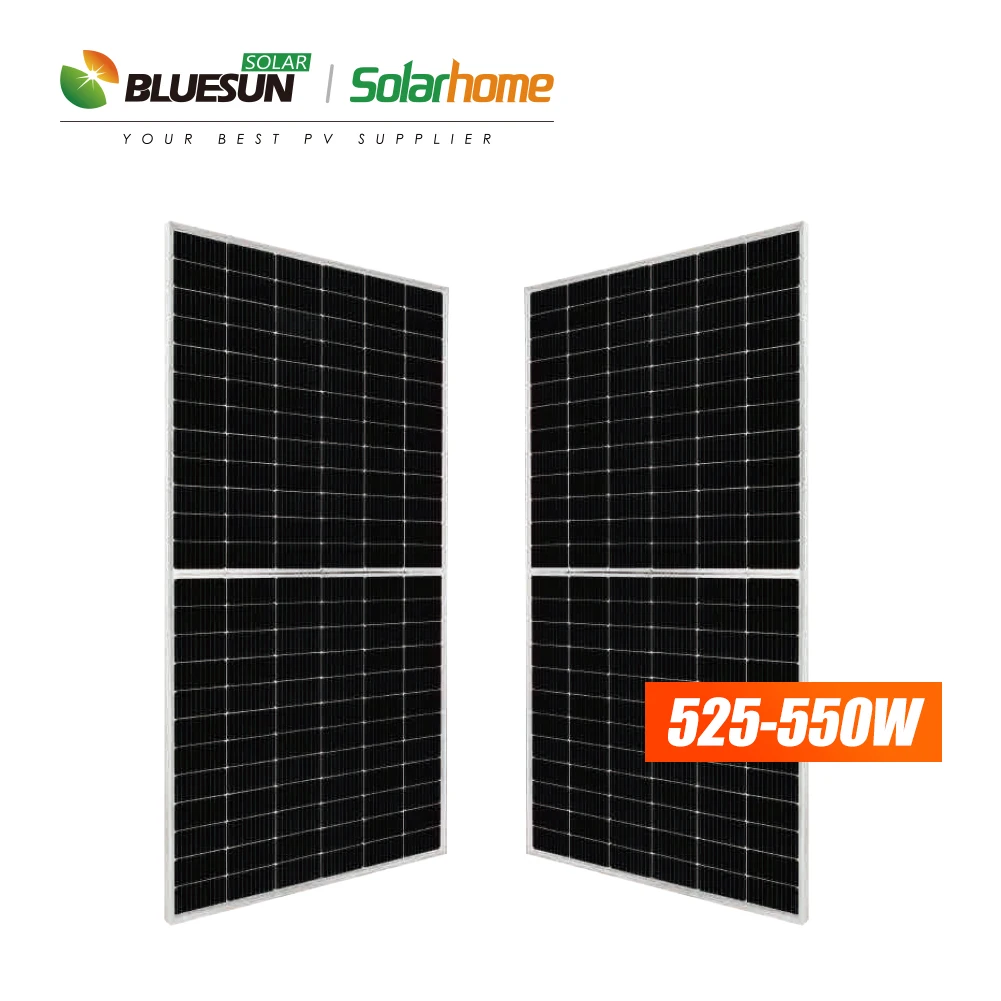 Bluesun m10 182 мм солнечная батарея pv модуль Солнечная панель 550 Вт 540 530 500 CE TUV сертифицирован в наличии на