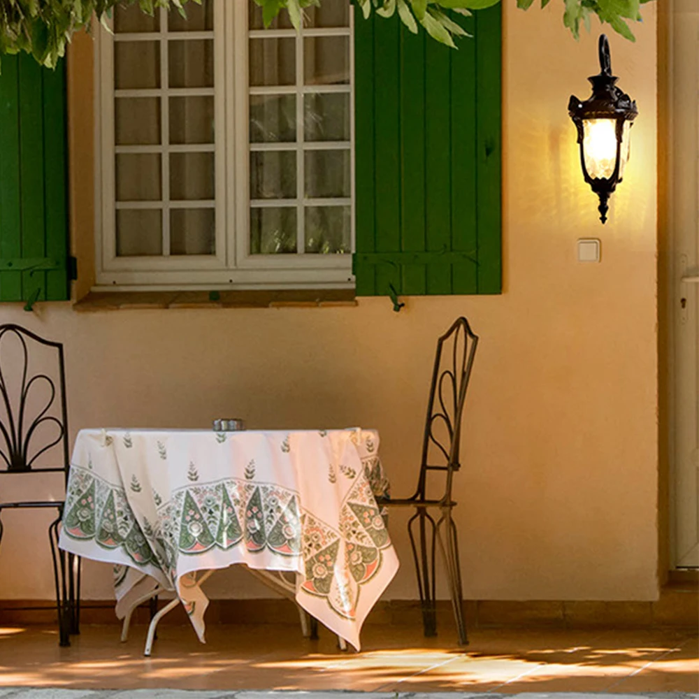 aluminum shell Waterproof Outdoor glass european antique classic vintage style Led Main Gate garden wall Light lamp