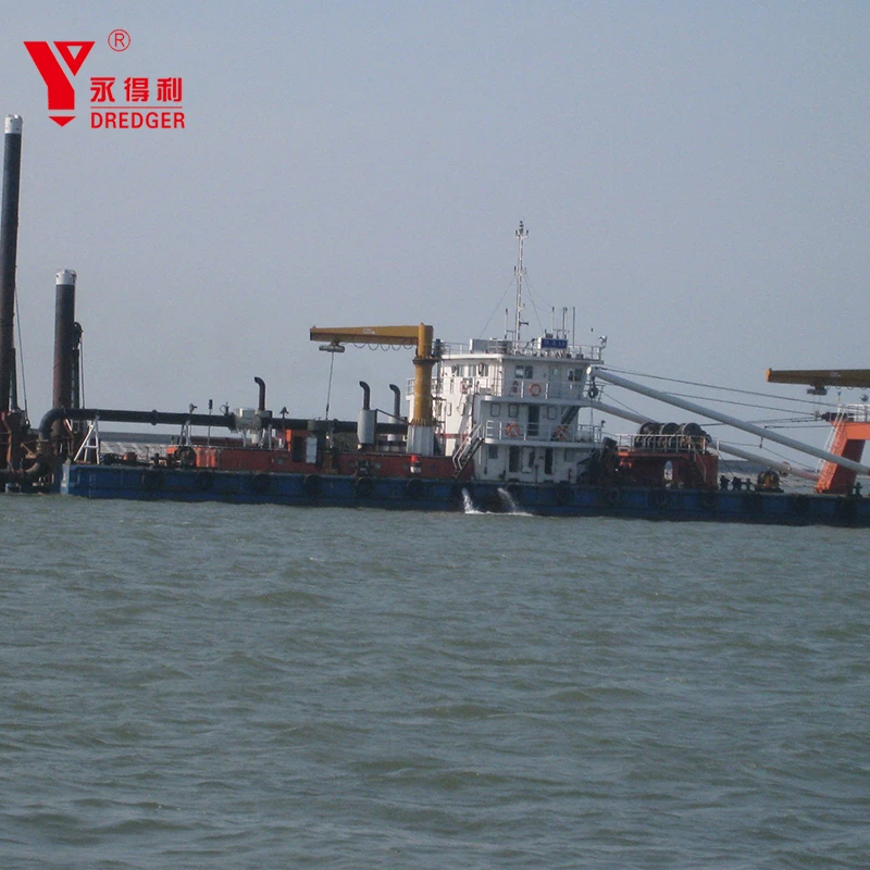 High quality 6 Inch Hydraulic System Cutter Suction Dredger With Clear Water Flow 300cbm/hr