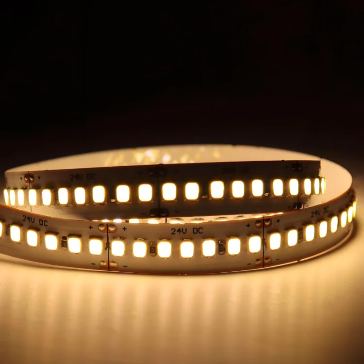 USB подключенный смарт-120 светодиоды/м световая лента для отелей 2700K-3000K RA80 один цвет SMD 2835 12V теплый белый 24V переключатель IP20 5 мм 8