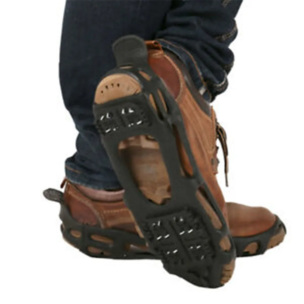 Зимний резиновый нескользящий чехол для обуви с волшебными шипами и захватом льда для прогулок и походов