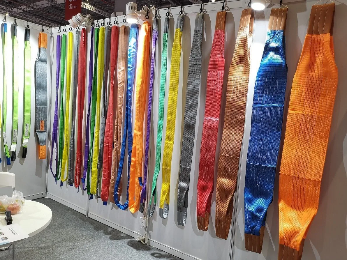 High Durability Duplex Nylon Flat Woven Chinese Webbing Slings Webbing Polyester Lifting Sling CE GS Certificated OEM Length