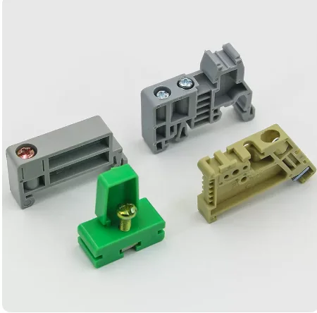 rail support 35mm galvanized steel electrical equipment distribution equipment distribution box rail lock seat