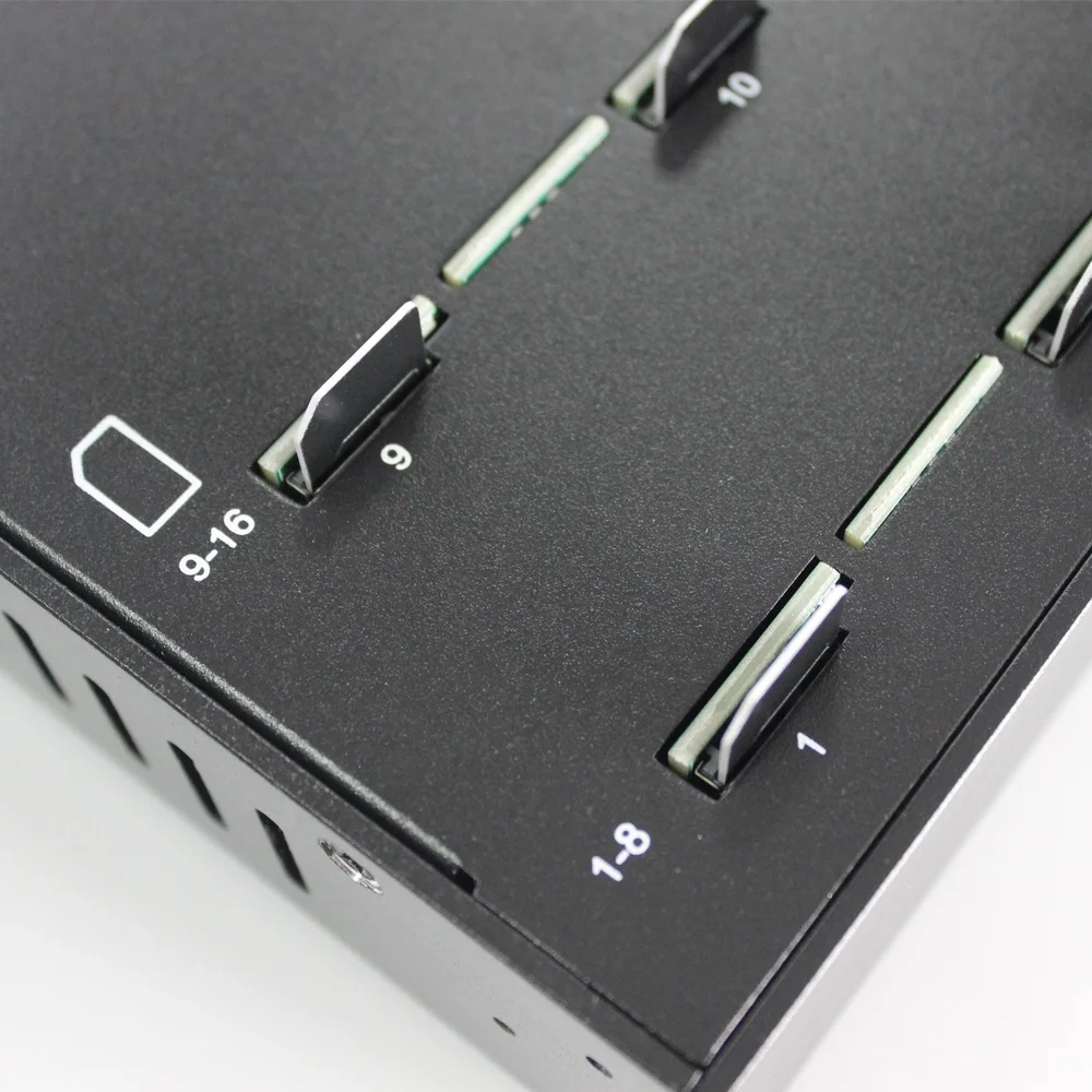multi sim support call and sms modem 16 port 16 sim slots bulk sms and voice modem  voip  gsm wcdma  gateway