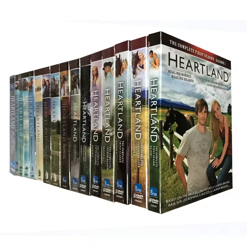 Heartland Сезон 1-16 бокс-сет DVD 71 диски оптовая продажа с фабрики фильмы Сериалы мультфильмы Регион 1/регион 2 Бесплатная доставка