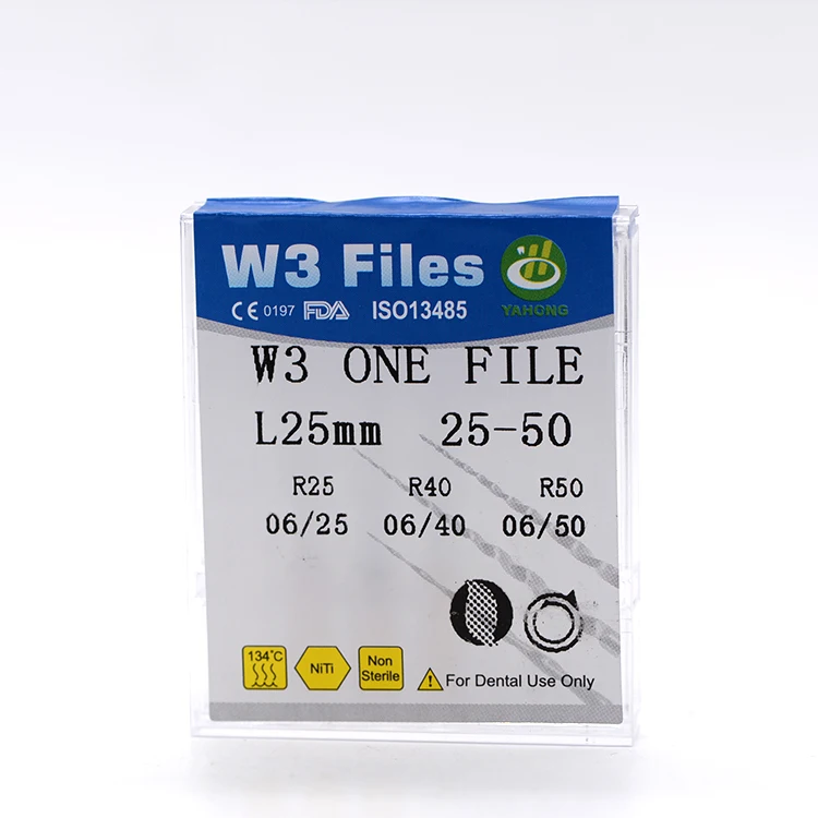 W3 One File Dental Rotary Endo Motor Root Canal Flexible Endo Files