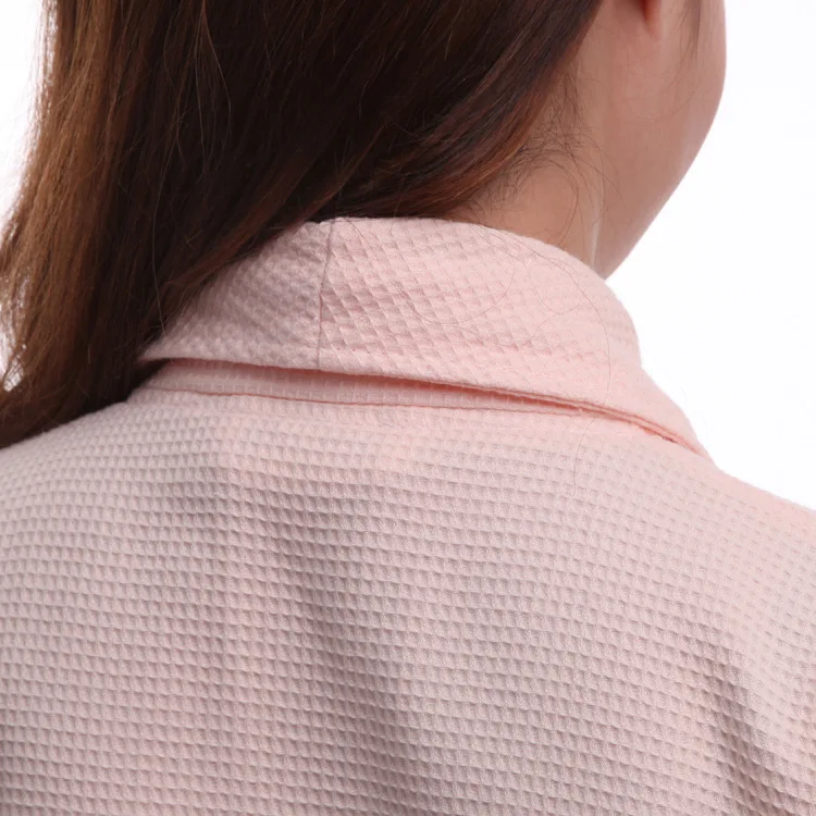 Оптовая продажа индивидуальный высококачественный банный халат MRTONG из 100% хлопка с вафельным покрытием для отеля